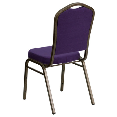 Purple Fabric Banquet Chair
