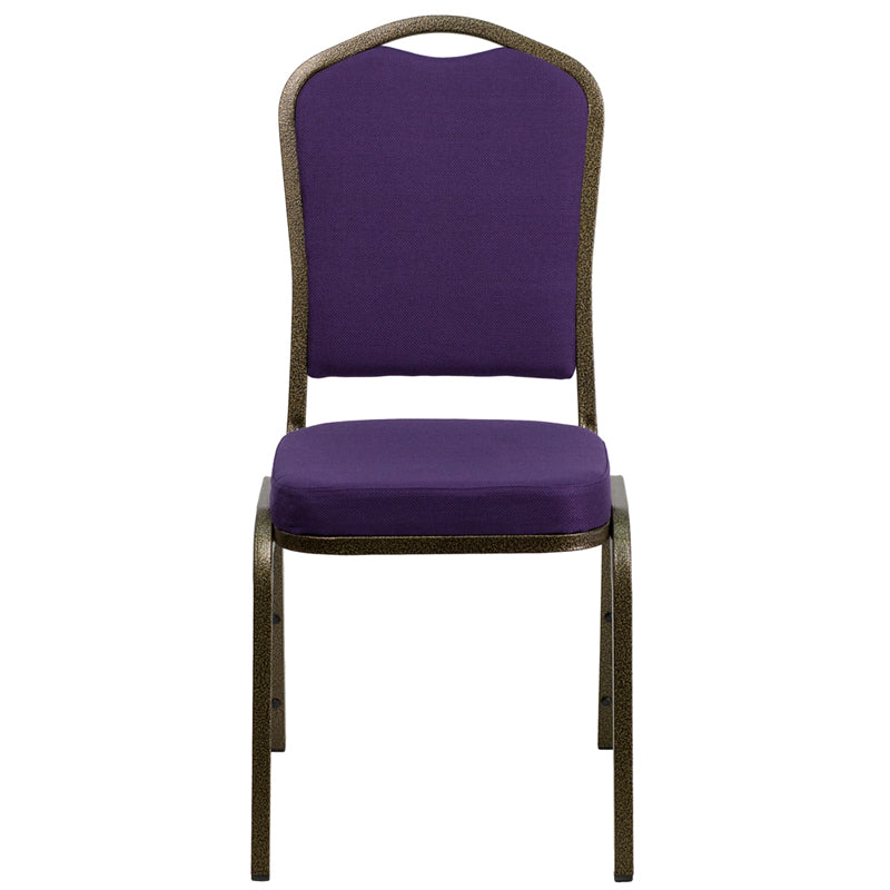 Purple Fabric Banquet Chair