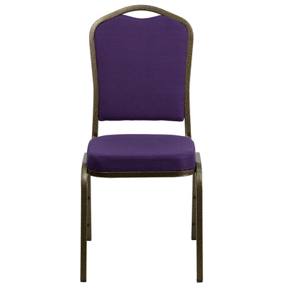Purple Fabric Banquet Chair