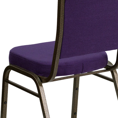 Purple Fabric Banquet Chair