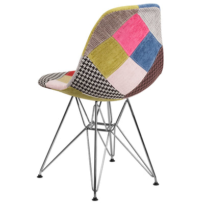 Milan Fabric/chrome Chair
