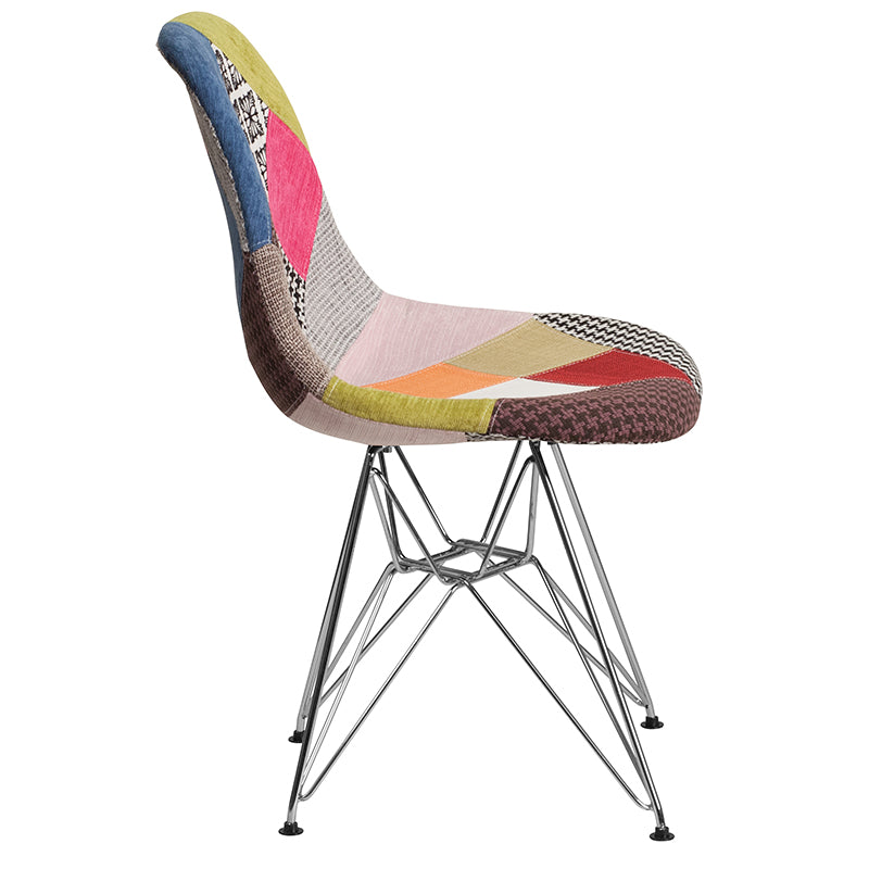 Milan Fabric/chrome Chair