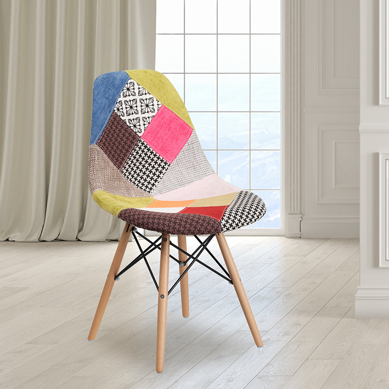 Fabric/wood Chair