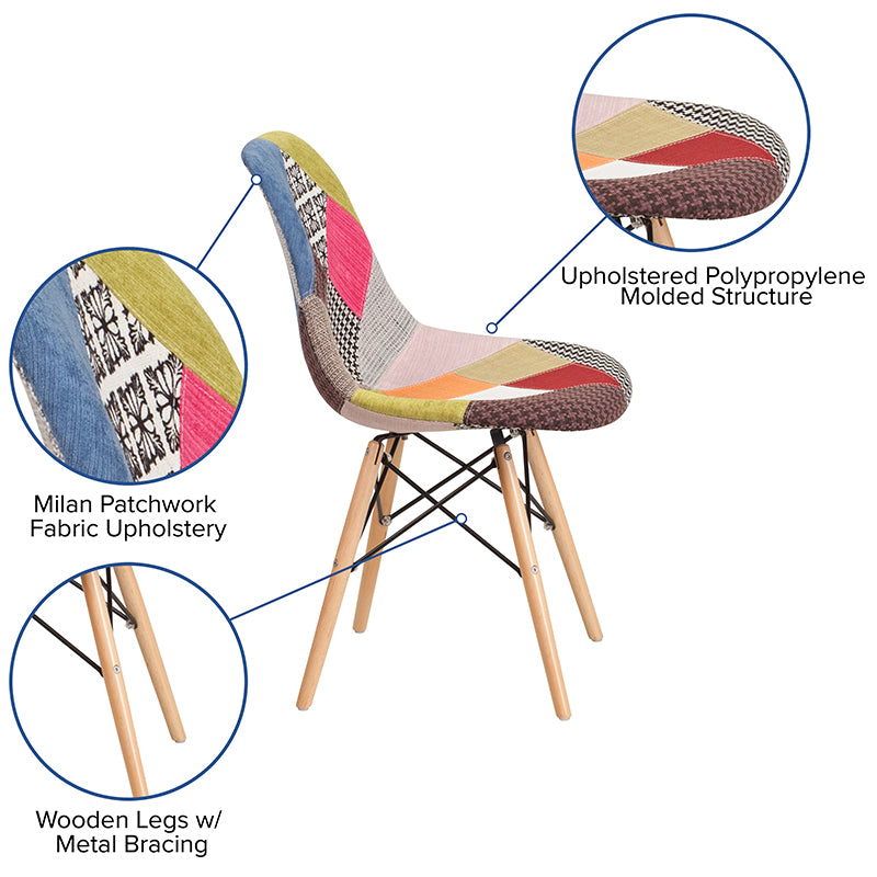 Fabric/wood Chair