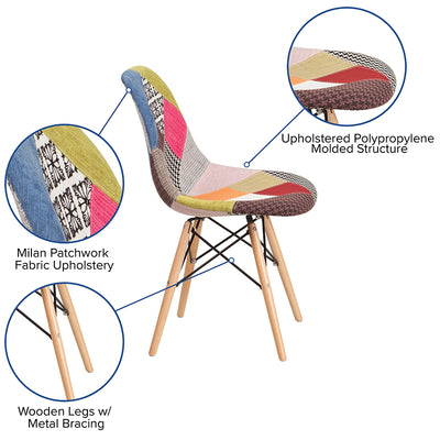 Fabric/wood Chair