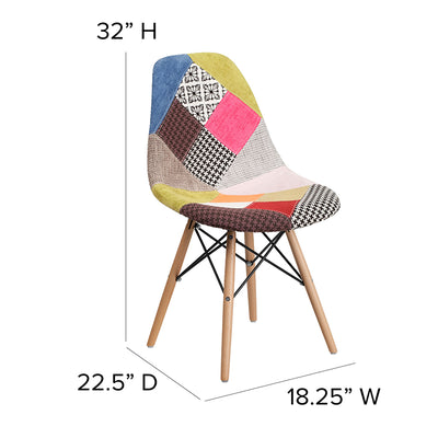 Fabric/wood Chair
