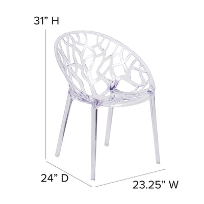 Clear Stacking Side Chair
