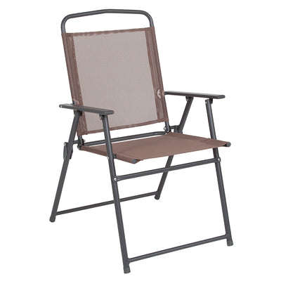 6pc Brown Patio Set & Umbrella