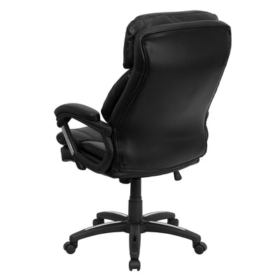 Black High Back Leather Chair