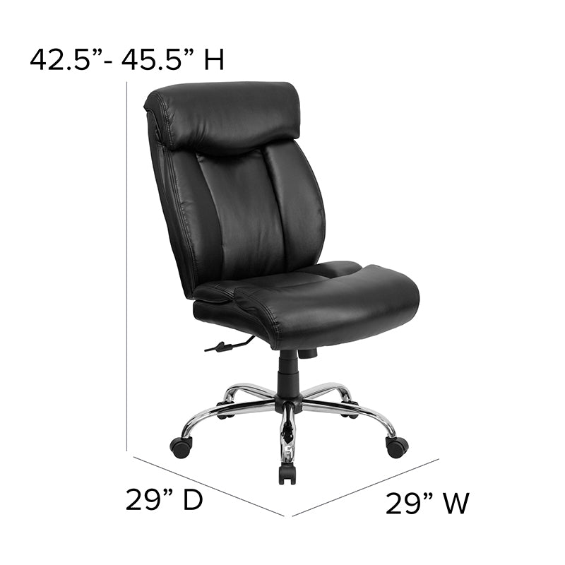 Black 400lb High Back Chair
