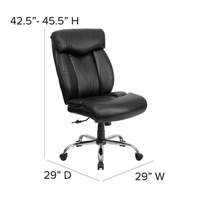 Black 400lb High Back Chair
