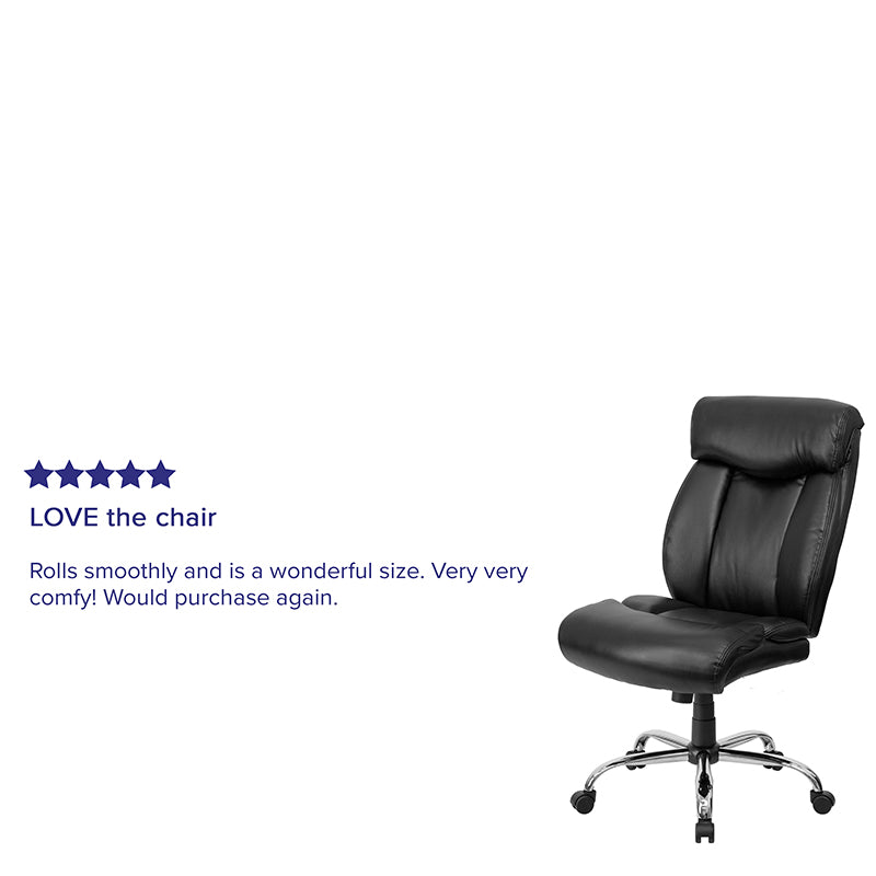 Black 400lb High Back Chair