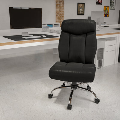 Black 400lb High Back Chair