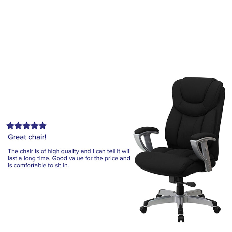 Black 400lb High Back Chair