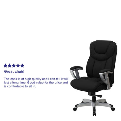 Black 400lb High Back Chair