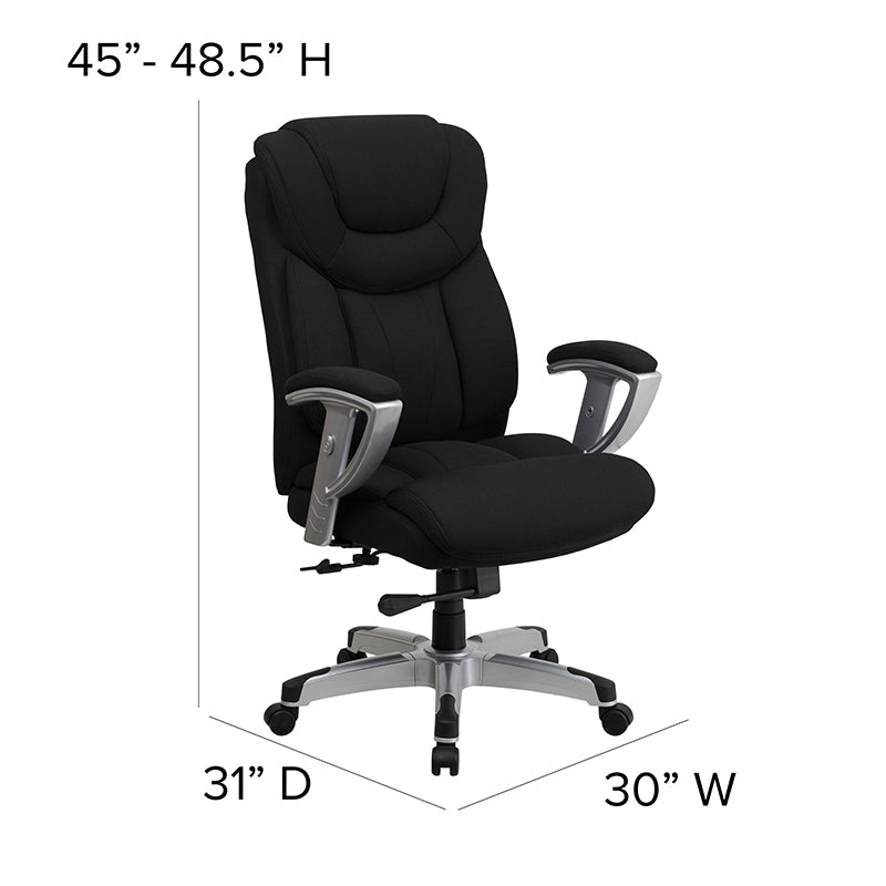 Black 400lb High Back Chair