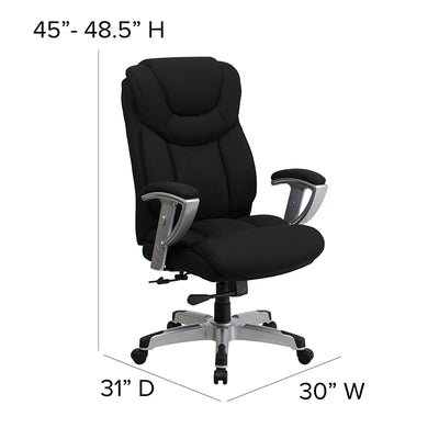 Black 400lb High Back Chair