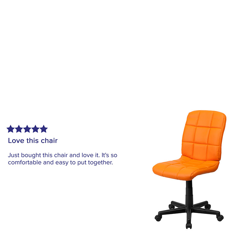 Orange Mid-back Task Chair