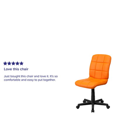 Orange Mid-back Task Chair