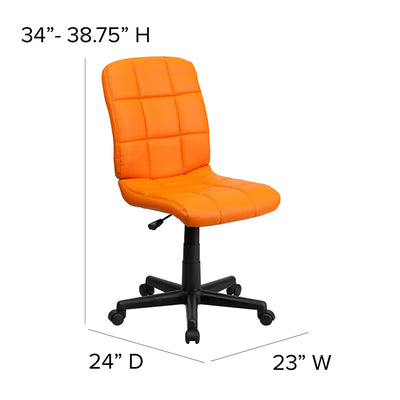 Orange Mid-back Task Chair