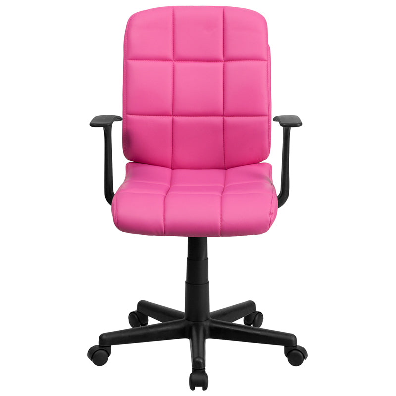 Pink Mid-back Task Chair