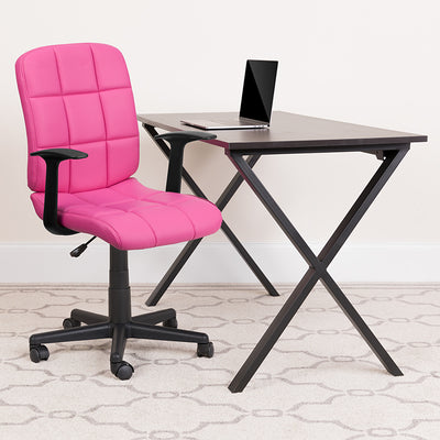 Pink Mid-back Task Chair