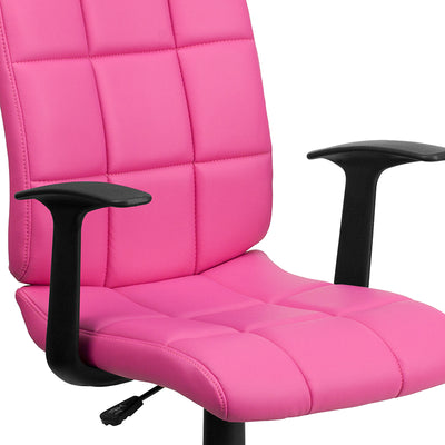 Pink Mid-back Task Chair