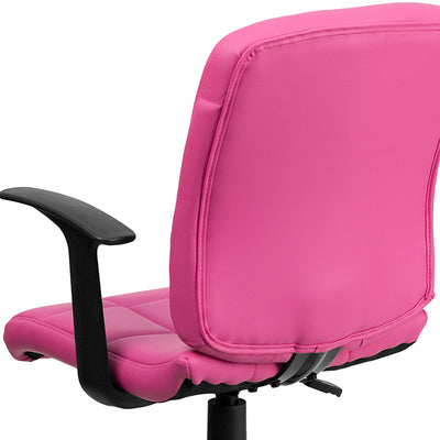 Pink Mid-back Task Chair