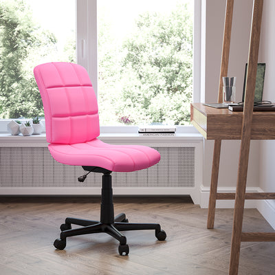 Pink Mid-back Task Chair