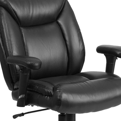 Black 400lb Mid-back Chair