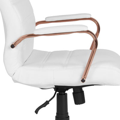 White High Back Leather Chair