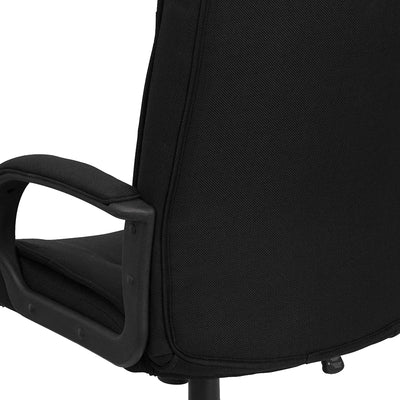 Black High Back Fabric Chair