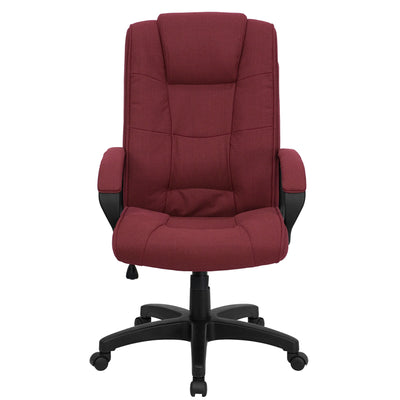 Burgundy High Back Chair