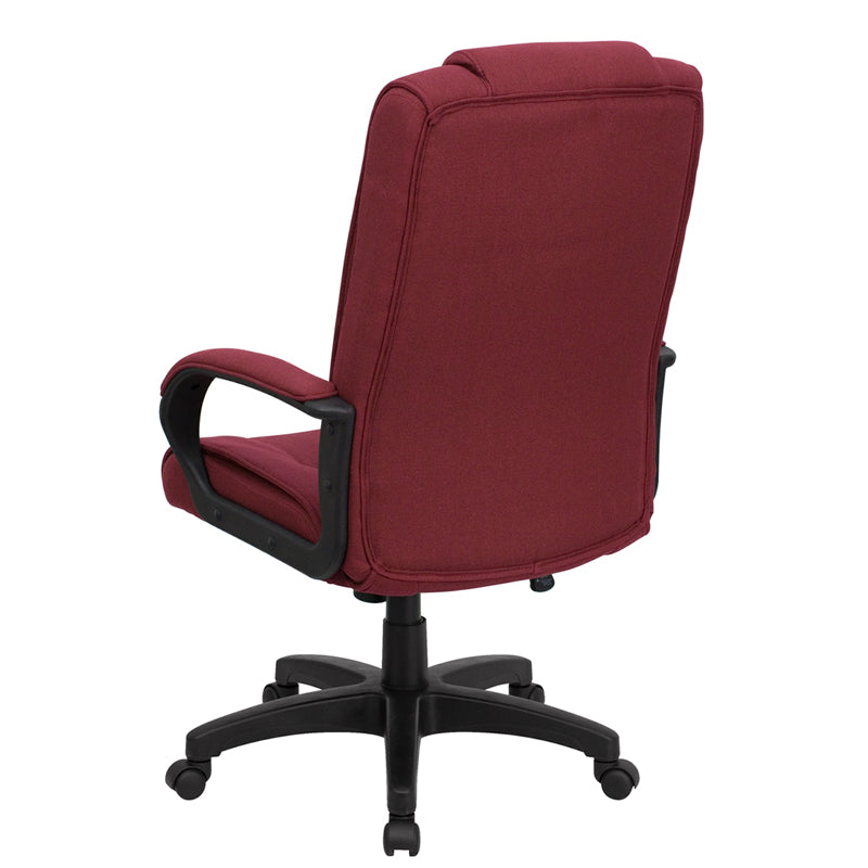 Burgundy High Back Chair