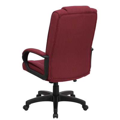 Burgundy High Back Chair