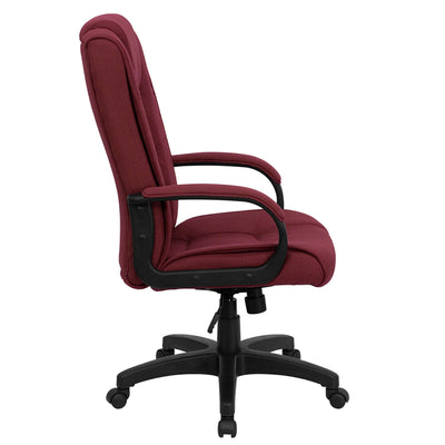 Burgundy High Back Chair