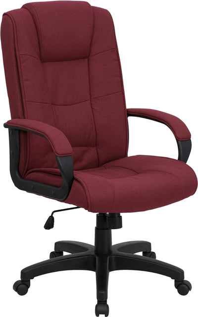Burgundy High Back Chair