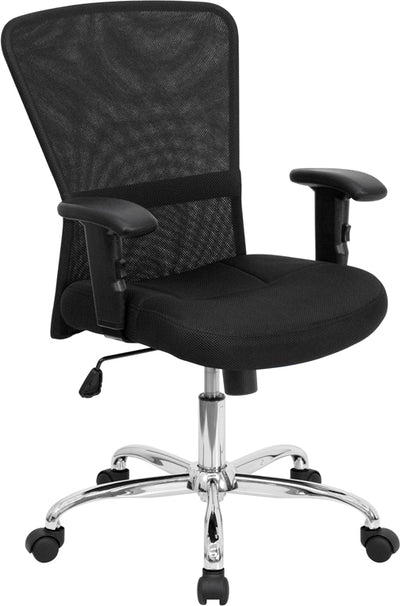 Black Mid-back Task Chair