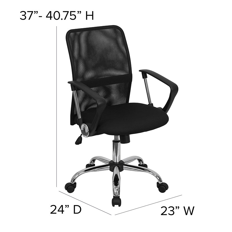 Black Mid-back Task Chair
