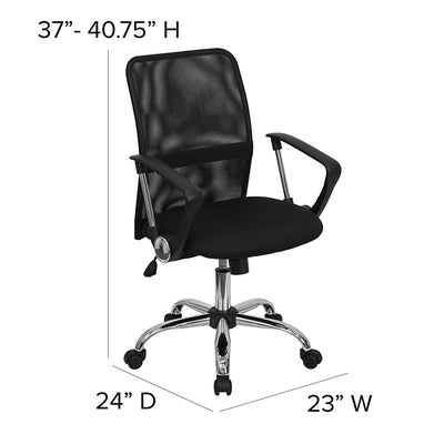 Black Mid-back Task Chair