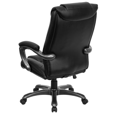 Black High Back Leather Chair