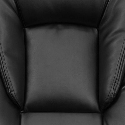 Black High Back Leather Chair