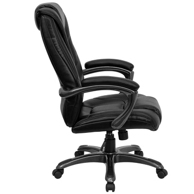 Black High Back Leather Chair