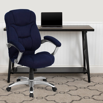 Navy High Back Chair