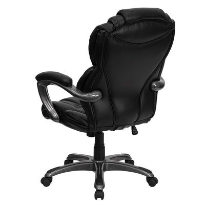 Black High Back Leather Chair