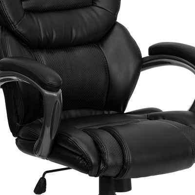 Black High Back Leather Chair