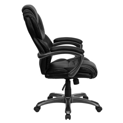 Black High Back Leather Chair