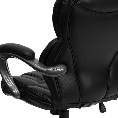 Black High Back Leather Chair