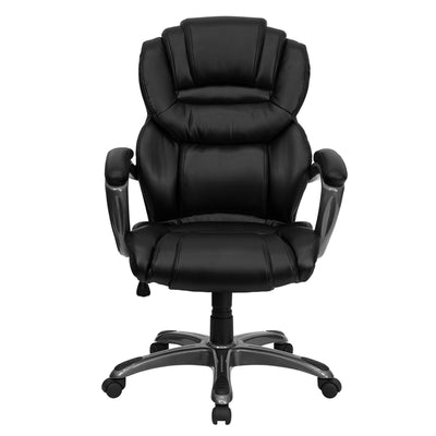 Black High Back Leather Chair