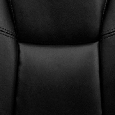 Black Mid-back Leather Chair